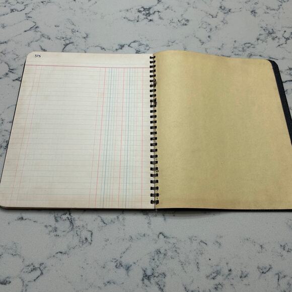 Antique Woolworth Herald Square Two Column Spiral Notebook - Picture 6 of 14